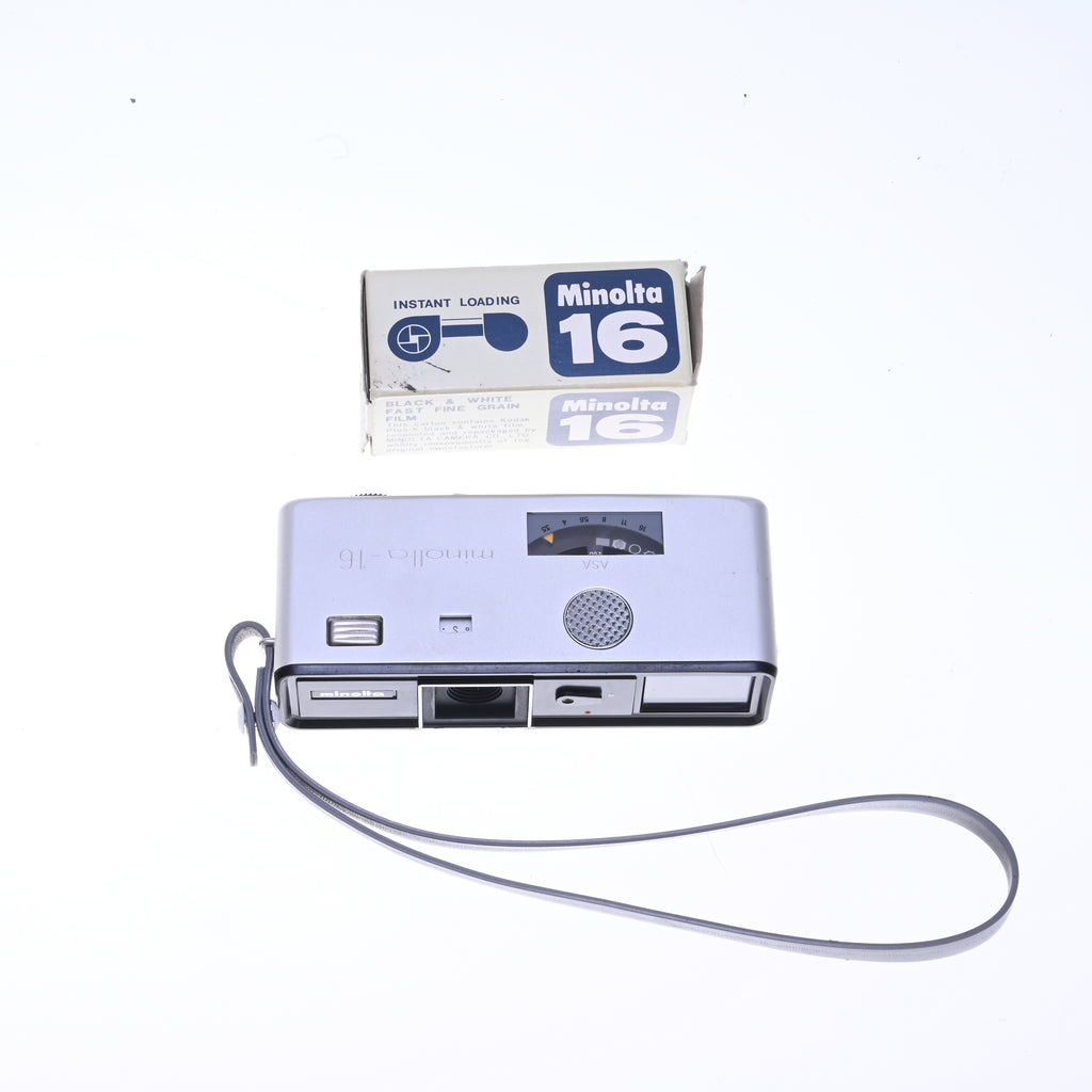 Minolta-16 Model P Subminiature Film Camera With Film