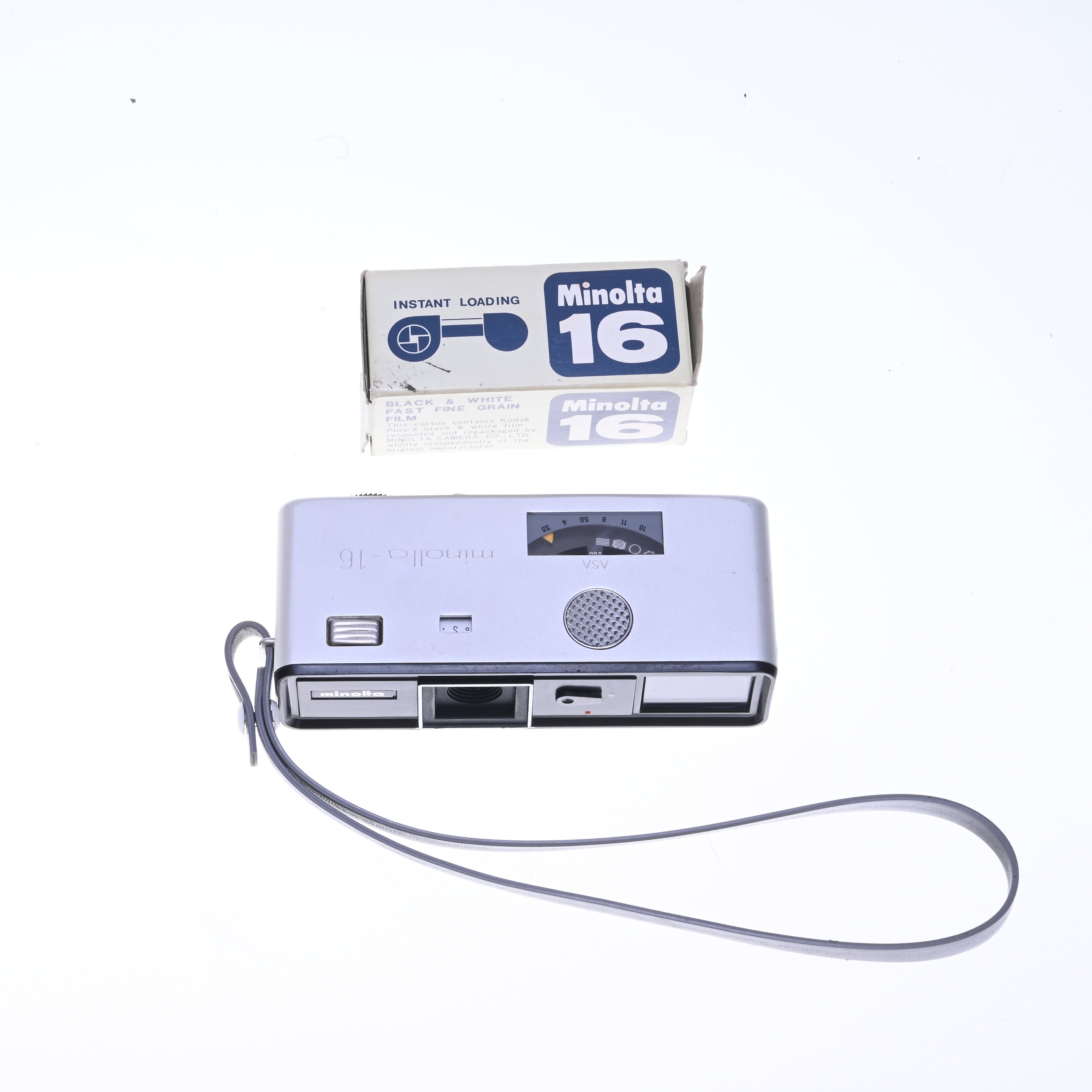 Minolta-16 Model P Subminiature Film Camera With Film