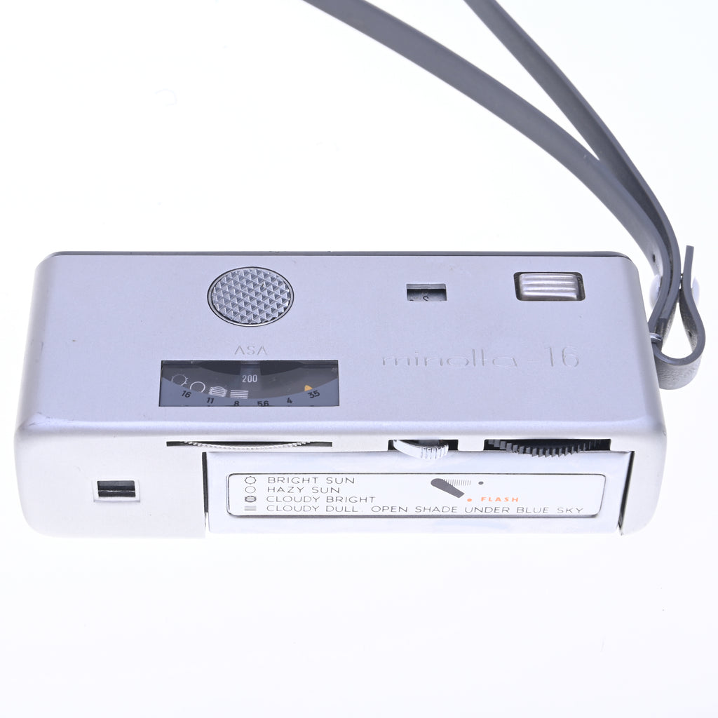 Minolta-16 Model P Subminiature Film Camera With Film