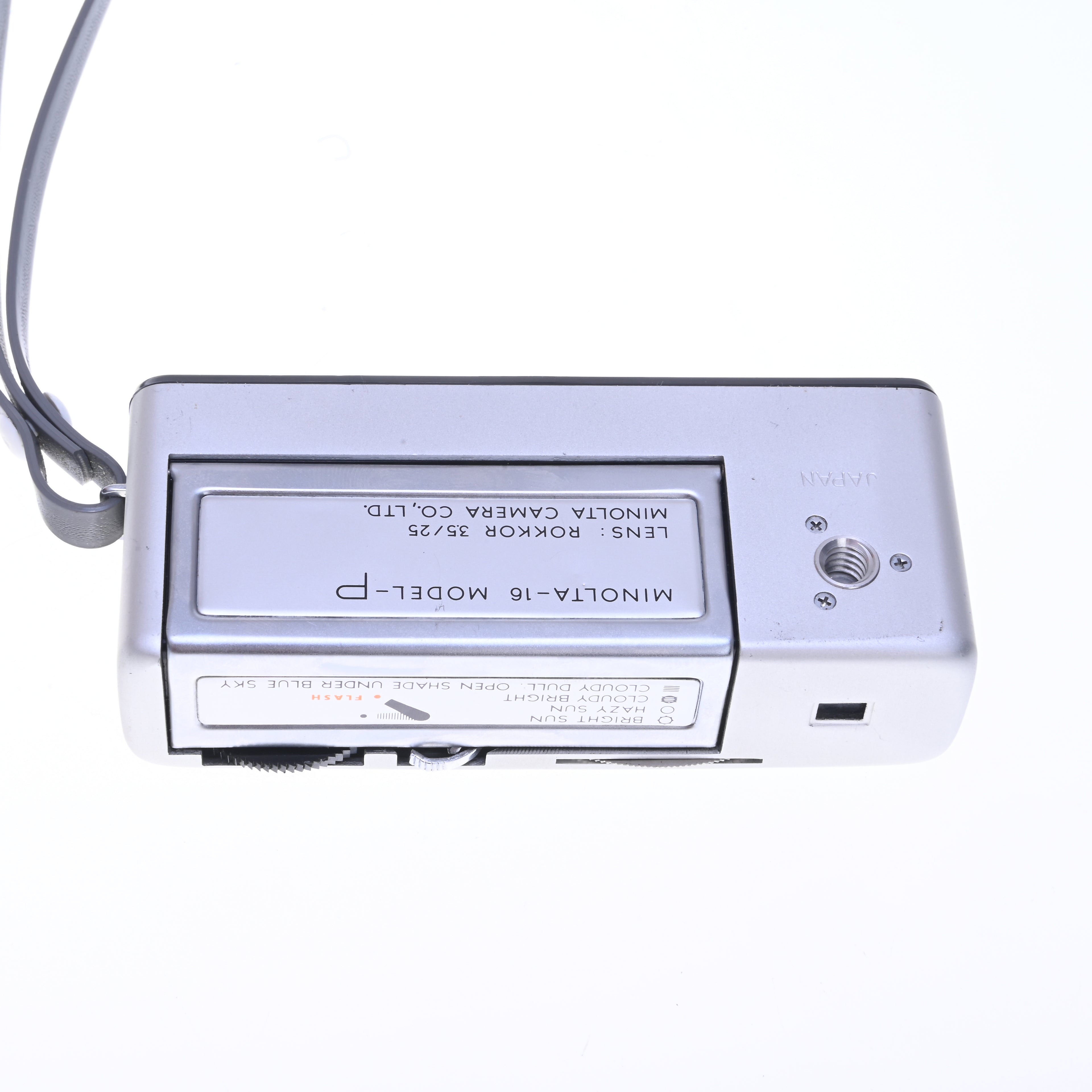 Minolta-16 Model P Subminiature Film Camera With Film