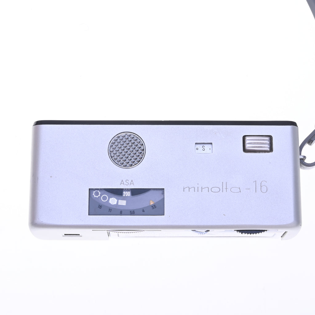 Minolta-16 Model P Subminiature Film Camera With Film