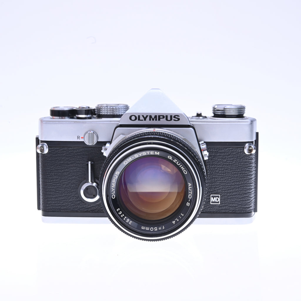 Olympus OM-1 35mm Film Camera 50mm f/1.4 Lens