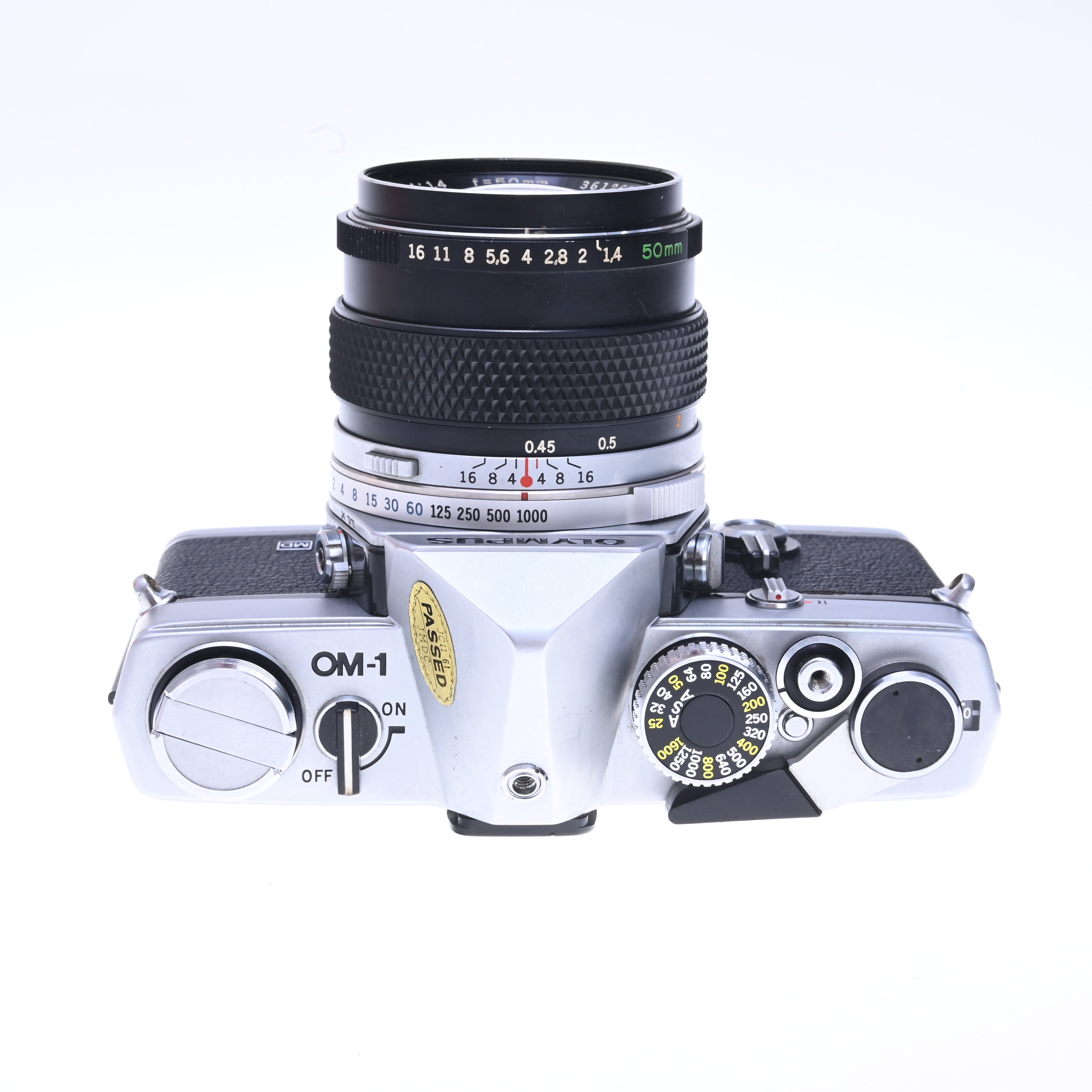 Olympus OM-1 35mm Film Camera 50mm f/1.4 Lens