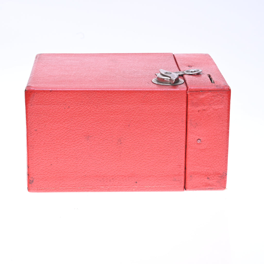 Kodak Rainbow No. 2 Hawk-Eye Model C 120 Film Box Camera Bright Red