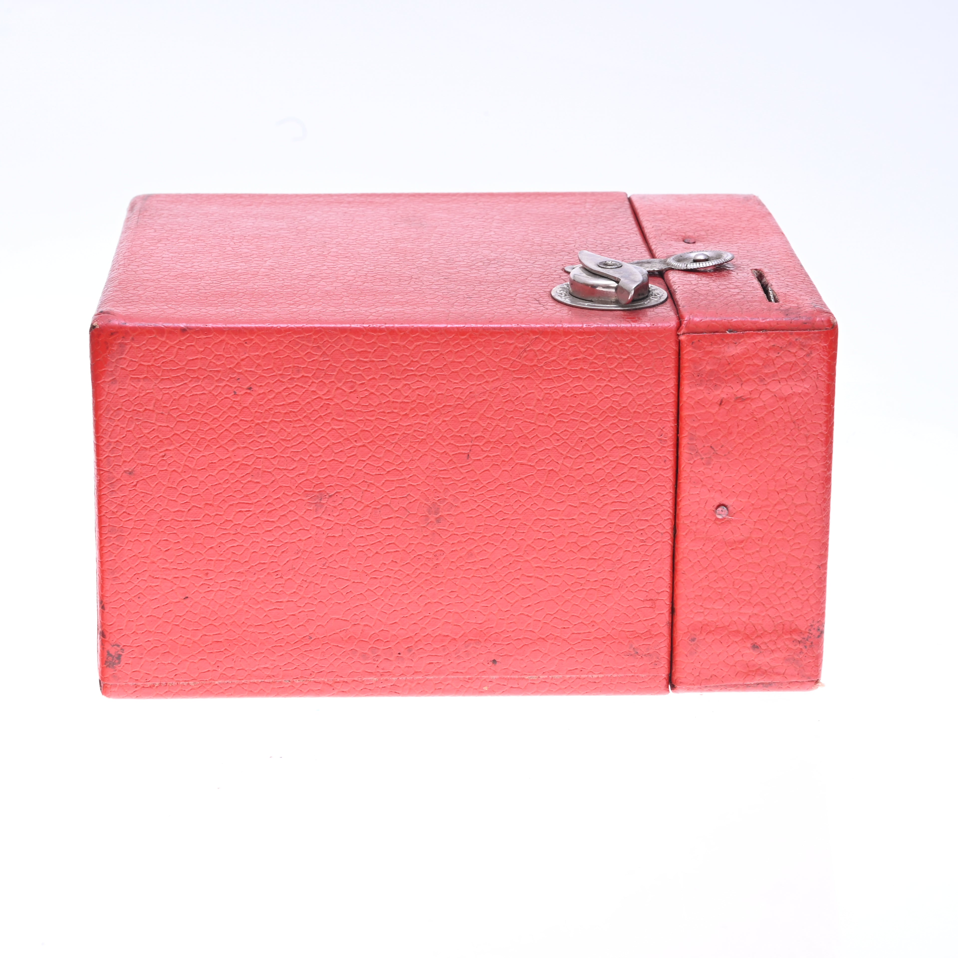Kodak Rainbow No. 2 Hawk-Eye Model C 120 Film Box Camera Bright Red